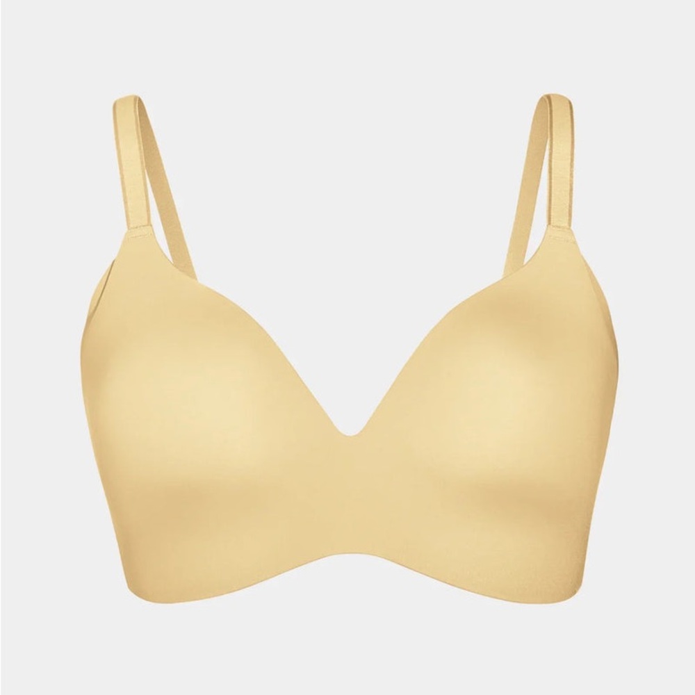 Knix WingWoman Contour Bra Buttercup 34A T-shirt Wireless Push-up NWT